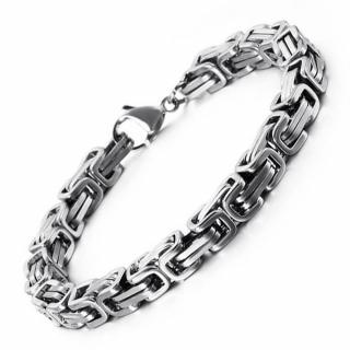 Elegancka Bransoleta splot Królewski Stal 316L (6 mm)