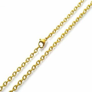 Złoty Klasyczny Łańcuszek Stal 316L (3 mm)