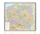 Tablica Mapa administracyjna Polski 2x3 magnetyczna 102 x 120 cm