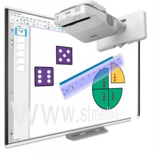 Zestaw: Tablica interaktywna SMART Board M777 + Projektor ultrakrótkoogniskowy Epson EB-685W