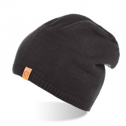 Czapka zimowa beanie z polarem czarna ciepła CZ2-BL