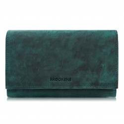 PORTFEL DAMSKI SKÓRZANY VINTAGE RFID BRODRENE G-32-HGR