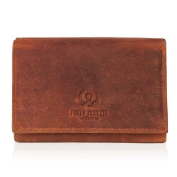 Portfel damski skórzany vintage RFID Paolo Peruzzi T-33-OR