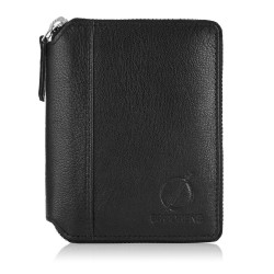 Portfel męski skórzany czarny Brødrene G-05L/BLACK