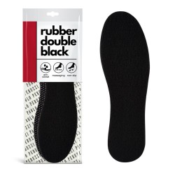 R. 36 - Wkładki do butów podgumowane Rubber Double Black Paolo Peruzzi 12W36