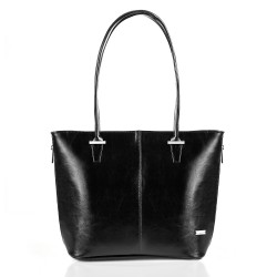 TOREBKA DAMSKA SKÓRZANA SHOPPER BAG PAOLO PERUZZI Z-49-BL