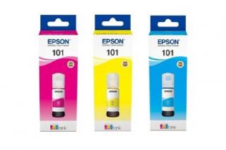 Epson 101 Y T03V4 tusz żółty oryginalny