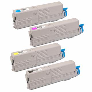 Zamienne tonery OKI C532 CMYK (46490607, 46490606, 46490605, 46490608) 4 szt. PRECISION
