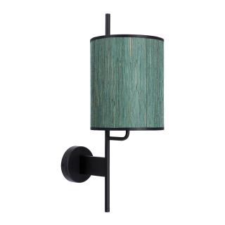 Bendi lampa kinkiet czarny 1x40W E27 abażur zielony, czarny + zielony