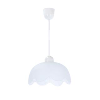 Bratek lampa wisząca 25 1x60W E27 klosz biały