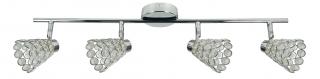 Glossy listwa 4x40W G9 chrom, chromowy