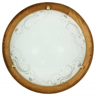 Herba plafon 30 drewno standard 1x60 w E27 dąb, dębowy