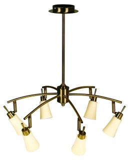 Kroton zwis 6x40W G9 patyna, patynowy