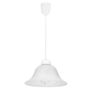 LENIS lampa wisząca biały 1x60W E27 klosz biały