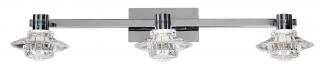 Lh rastek listwa 3x40W G9 chrom, chromowy