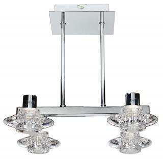 Lh rastek zwis spotowy 4x40W G9 chrom, chromowy