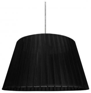 Notizia lampa wisząca satynowy 37 1x60W E27 abażur czarny, satynowy, abażur czarny