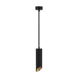 Oprawa V-TAC GU10 Zwis GU10 Czarny+Złoty 55x200mm VT-975 3 Lata Gwarancji