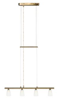 Parma zwis 4*40W G9 złoto patyna