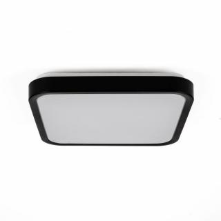 Plafon V-TAC 18W LED SAMSUNG CHIP Kwadrat 30x30cm Natynkowy Pilot Czujnik Ruchu IP44 Czarny VT-8618S 4000K 1830lm 5 Lat Gwarancj