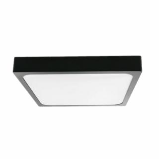 Plafon v-tac 30w led kwadrat ip44 42x42cm czarny vt-8630 4000k