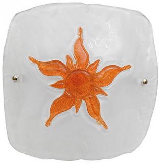 Sun plaf 30brązowy 1x60W e 27 promocja, biały + pomarańczowy