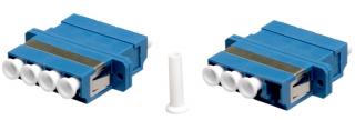 Adapter BKT LC quad SM blue SC duplex footprint