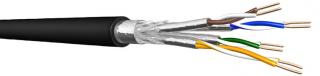 Kabel S/FTP LSHF SUPER KAT7 DRUT BLACK UC900HS 23 ZEWNĘTRZNO WEW. DRAKA (500m)