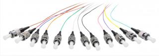 Pigtail   BKT  ST/PC OM1 easy strip 12 color 2m