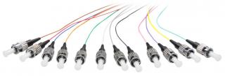 Pigtail   BKT  ST/PC OM3 easy strip 12 color set 2m