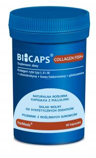 BICAPS COLLAGEN FISH+ kolagen, hialuron, glukozamina, chondroityna