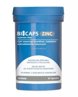 Cynk 25 mg i miedź 2,5 mg Bicaps Zinc Formeds 60 kapsułek
