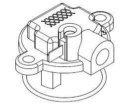 3358 Zawór elektromagnetyczny - czerwony