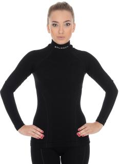 Damska koszulka termoaktywna BRUBECK Extreme Wool - Czarny