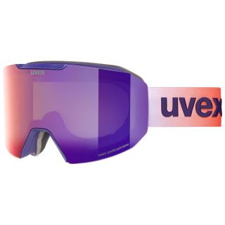 Gogle UVEX Epic Attract CV - Purple Bash Matt - Mirror Ruby / Green-Clear (S2) + Yellow-Clear (S1)