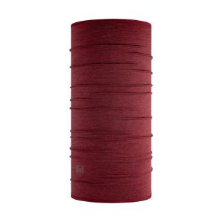 Komin Lightweight Merino Wool BUFF - Red Multistripes