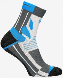 Skarpety do biegania GATTA ACTIVE Socks Run - Grey/Turquoise