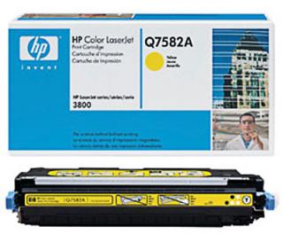 Oryginalny Toner HP Q7582A YELLOW toner do drukarki HP 3800 CP3505