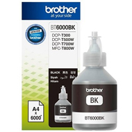 Tusz Czarny Brother BT6000BK do DCP-T300, T500W, T700W, MFC-T800W  Tusz BT6000 BLACK