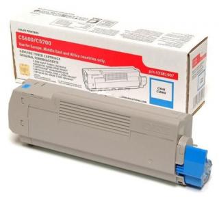 Zamiennik OKI C5600 C5700 CYAN toner niebieski do drukarki C5600 /C5700 OKI - 43381907