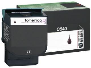 Zamiennik Toner Lexmark C540 BLACK czarny toner do drukarki C540/C543/C544 oem C540H1KG większy od C540A1KG