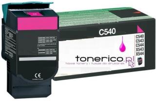 Zamiennik Toner Lexmark C540 MAGENTA czerwony toner do drukarki C540/C543/C544 oem C540H1MG większy od C540A1MG