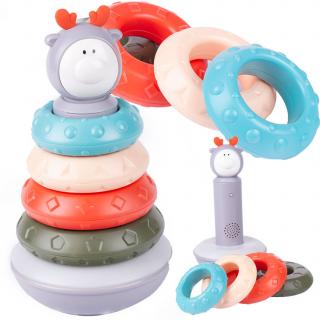 Interaktywna zabawka dla malucha - wieża kolorów