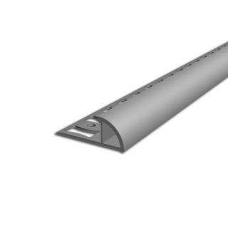 Listwa zewnętrzna ASPRO 10mm PVC szary L4 dł:2,5m