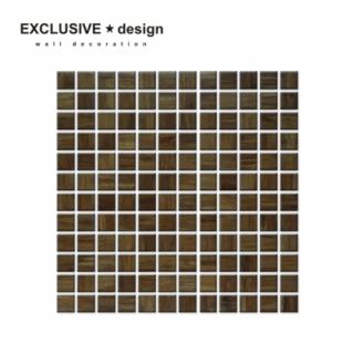 Mozaika bambusowa 23x23mm chocolate (tafla: 305x305mm)