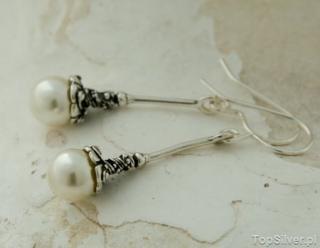 LUPO - srebrne kolczyki z perłami