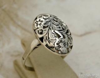 SANTORO - srebrny pierścionek ze srebra