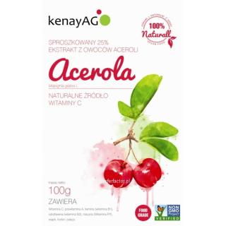 ACEROLA 25% - sproszkowany ekstrakt z owoców aceroli  50-200g