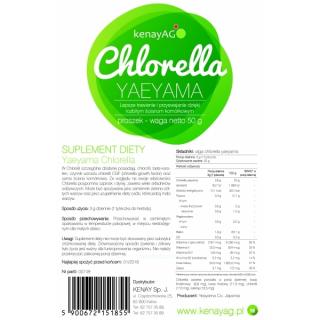 Chlorella Yaeyama w proszku 50-200g - suplement diety