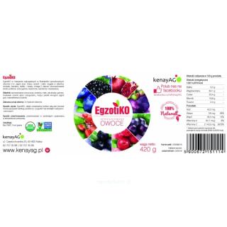 EgzotiKO - mix sproszkowanych owoców (420 g)
